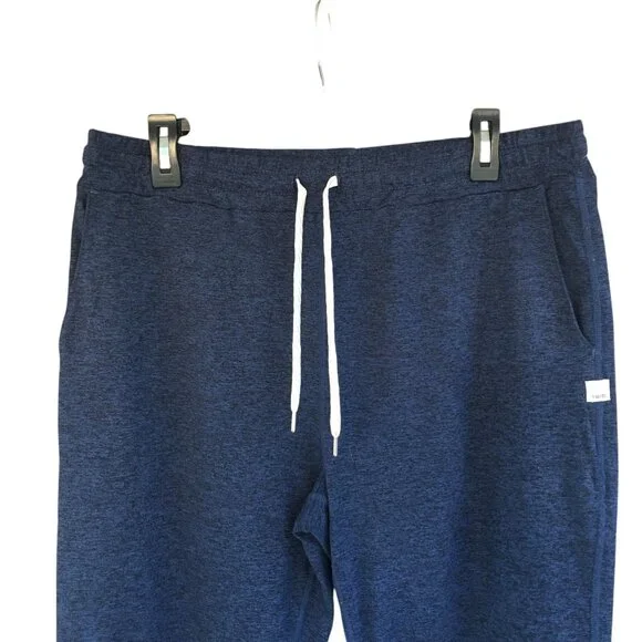 Vuori Performance Joggers Midnight Heather Blue No Size Tag Fits like L/XL - Picture 3 of 7